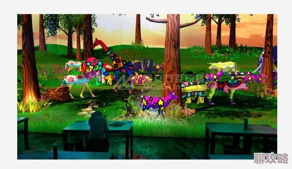 不知火舞画森林公园藏有神笔马良遗失的五彩画笔重现奇幻森林